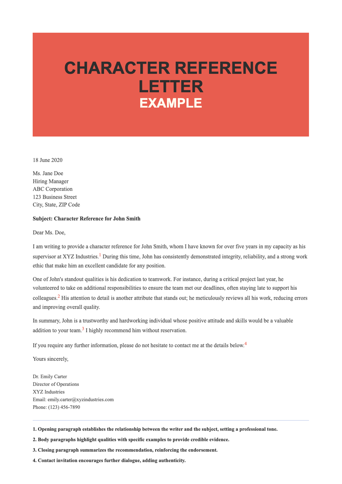 Character reference letter example with annotated structure and key components_variant_3